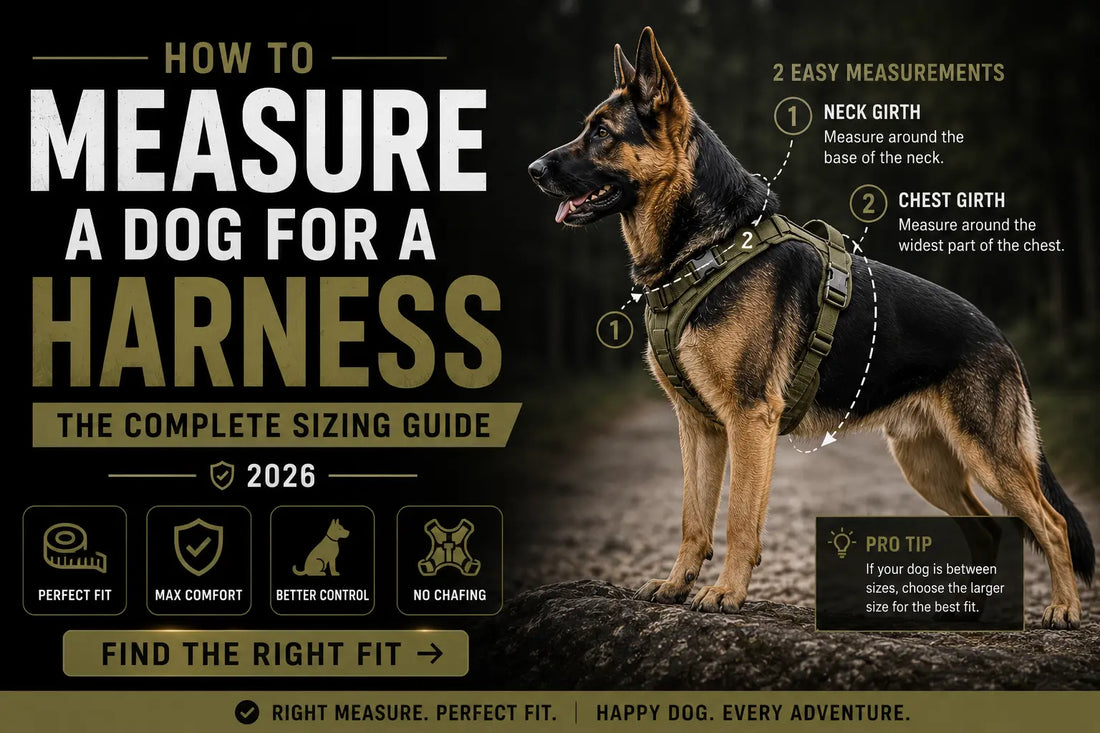 How to Measure a Dog for a Harness: The Complete Sizing Guide (2026)
