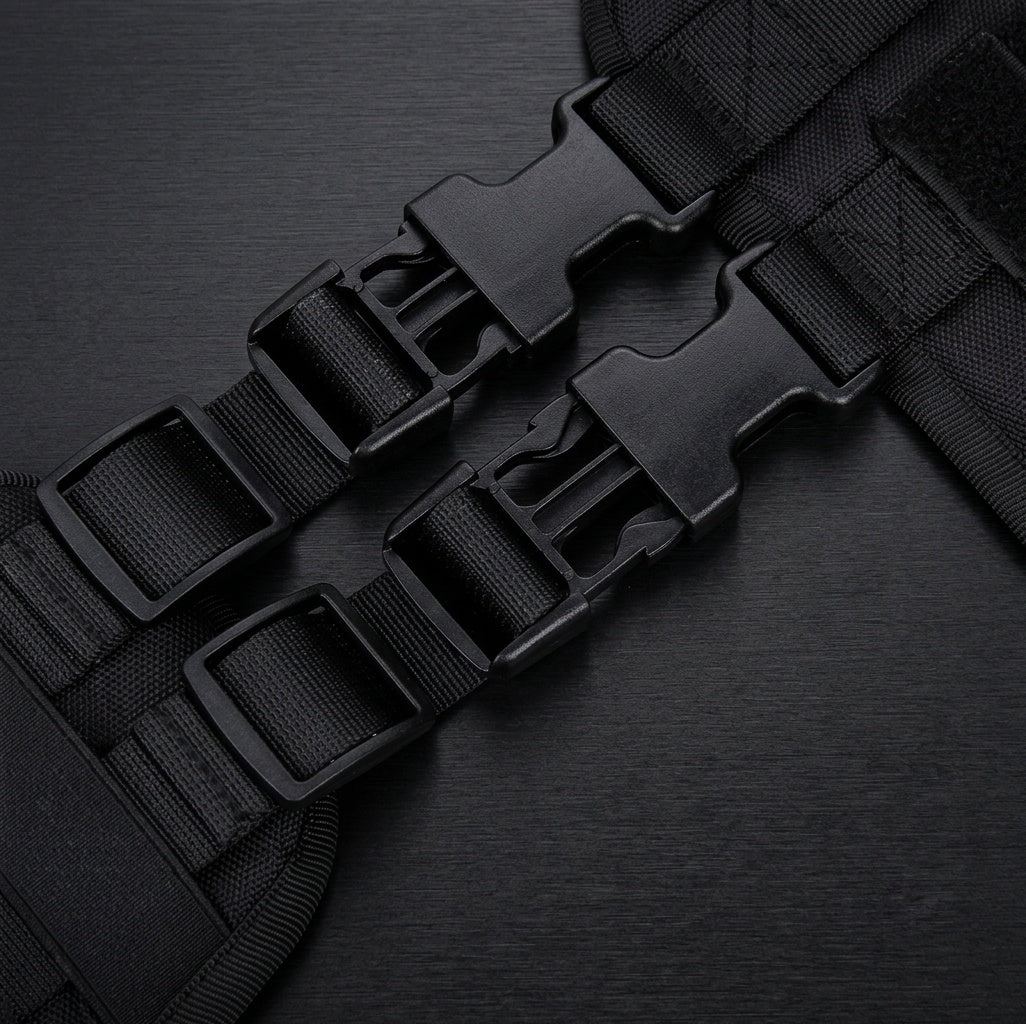 K9 Forge tactical dog harness top handle with Picatinny rail, heavy duty MOLLE vest for large working dogs and K9 training